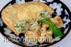 Cheburek with meat Hot starters : Cheburek with meat