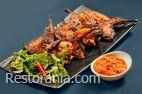 Quail roasted in tandoor Tandoor-menu : Quail roasted in tandoor
