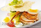 “Caesar” salad with chicken breast Salads and cold starters : “Caesar” salad with chicken breast