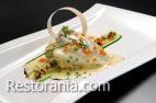 Dorado with black truffle Fish Dishes : Dorado with black truffle