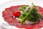 Carpaccio veal with lamb’s lettuce : Carpaccio veal with lamb’s lettuce